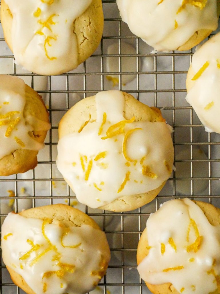 Lemon Olive Oil Cookies With Lemon Drizzle Daen s Kitchen