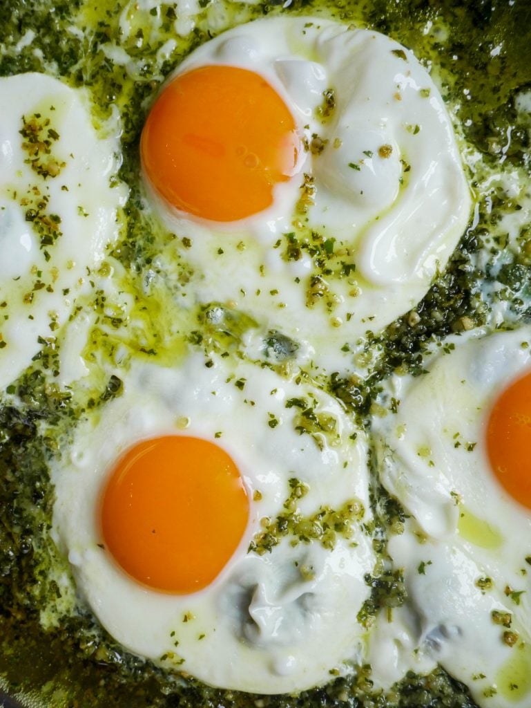 Pesto Fried Eggs Recipe, Food Network Kitchen