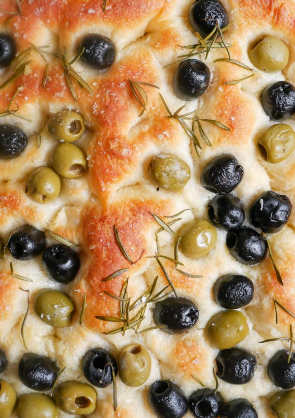 Green & Black Olive Focaccia