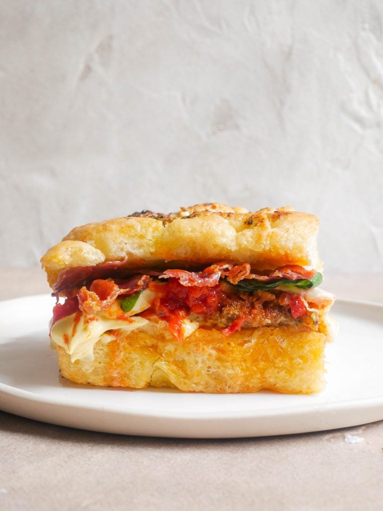 Focaccia Breakfast Sandwiches Recipe