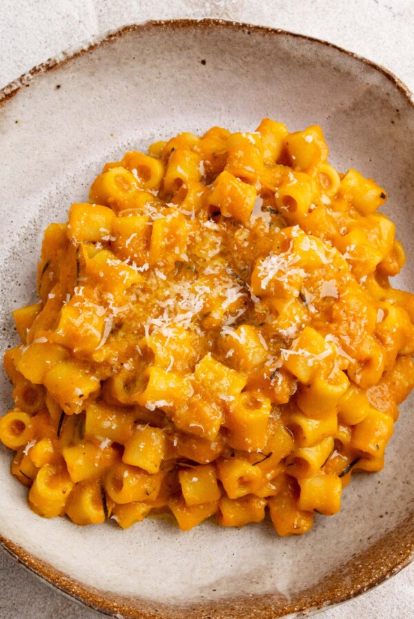 Roasted Pumpkin and Garlic Pasta