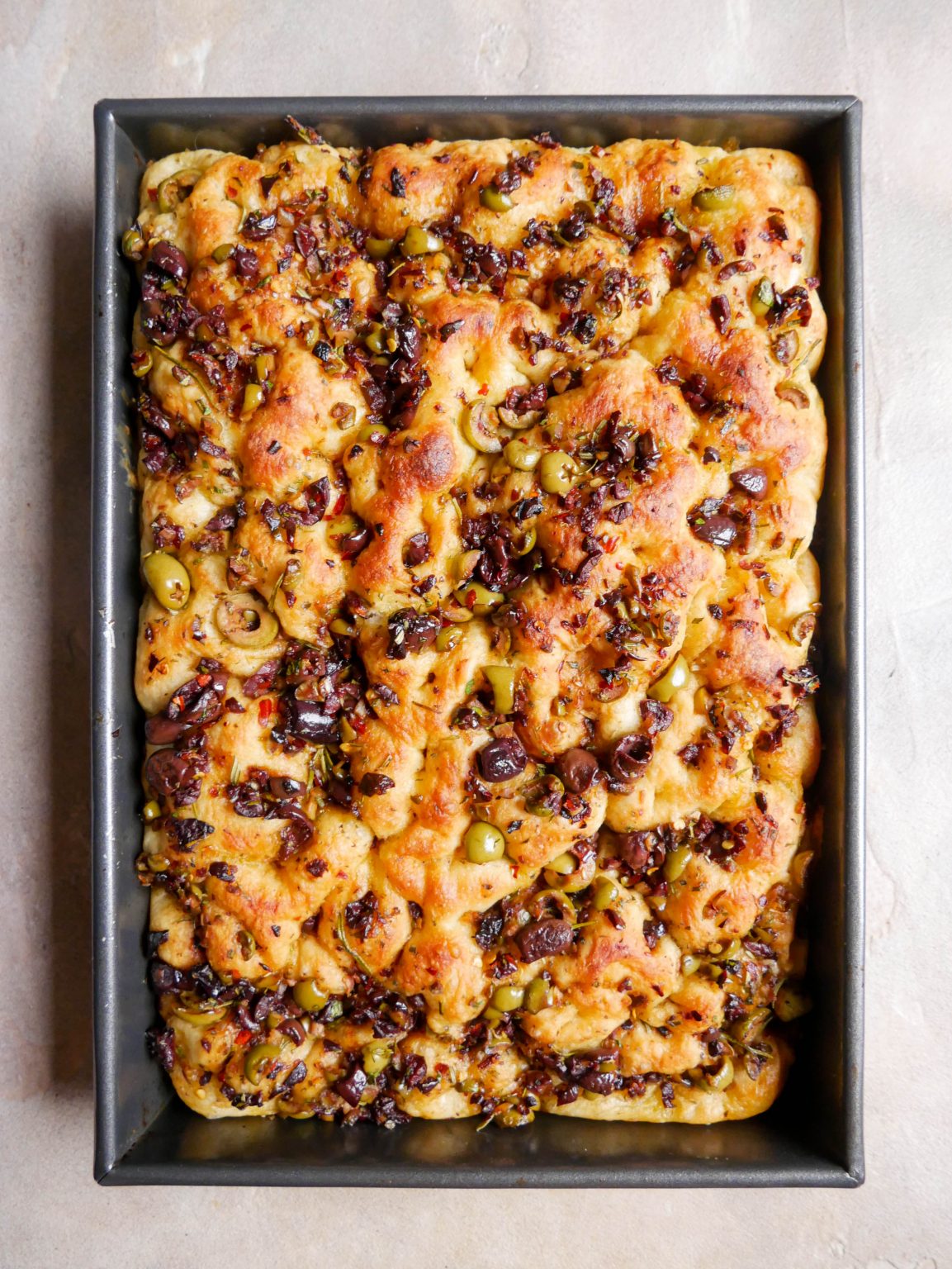 Olive, Herb &amp; Sticky Balsamic Focaccia - Daen&amp;#39;s Kitchen