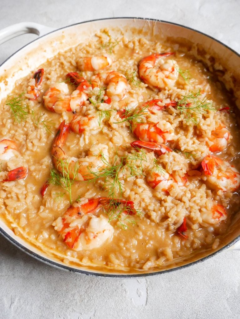 Creamy Prawn Risotto