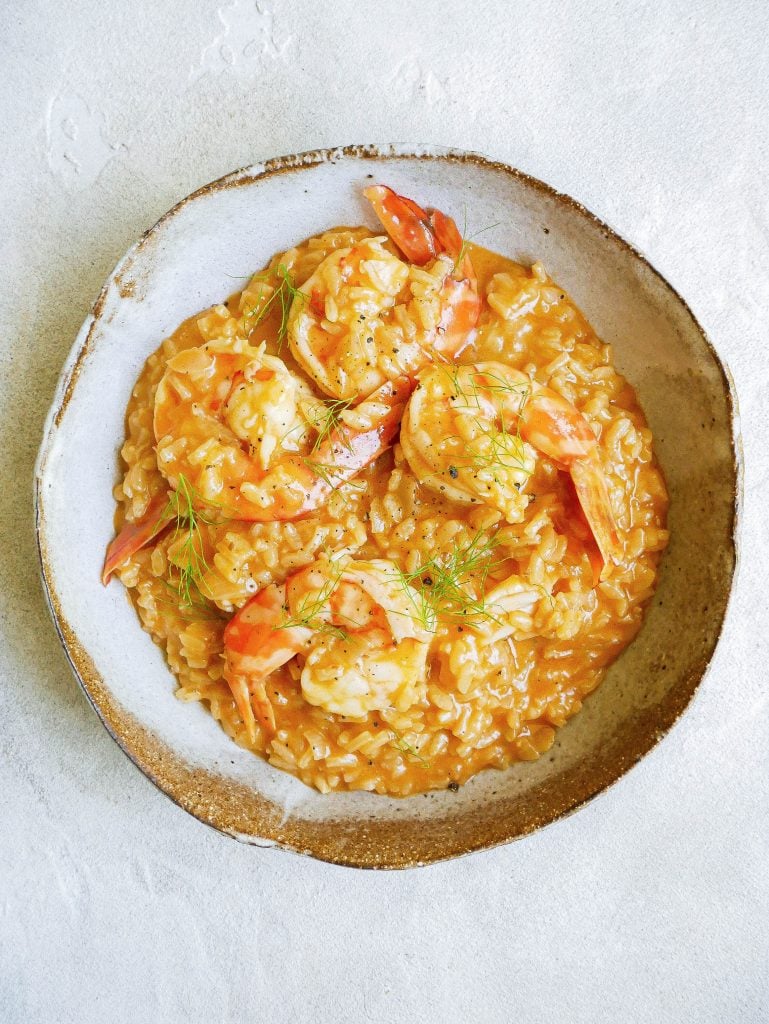 Creamy Prawn Risotto