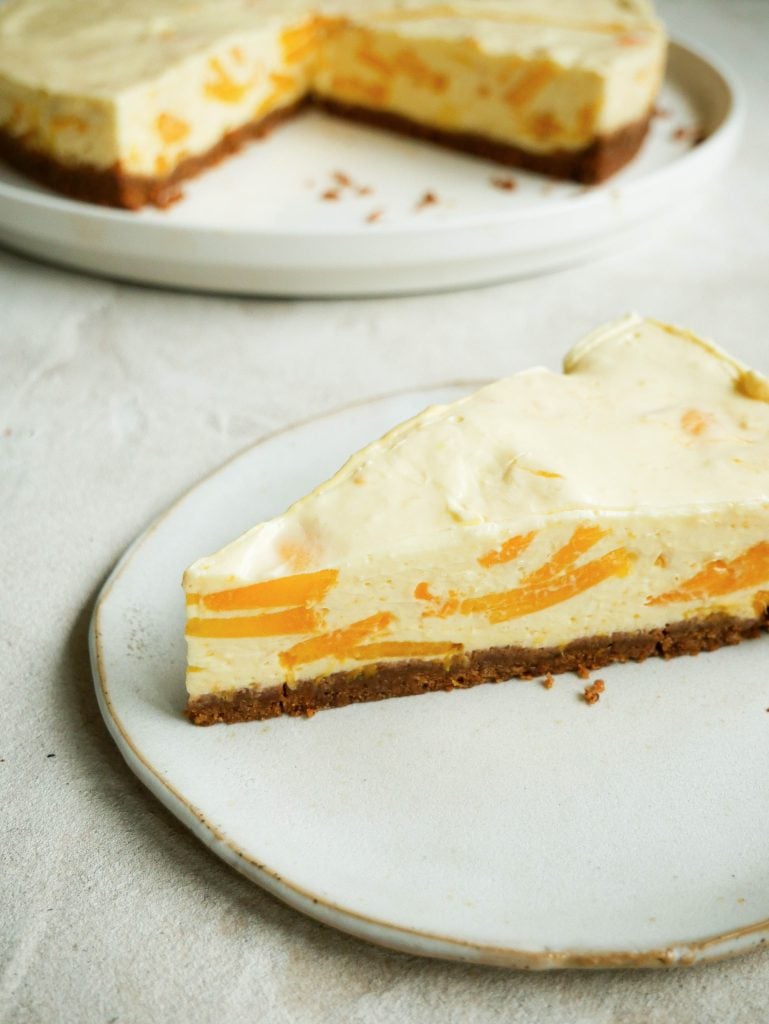 no bake mango cheesecake