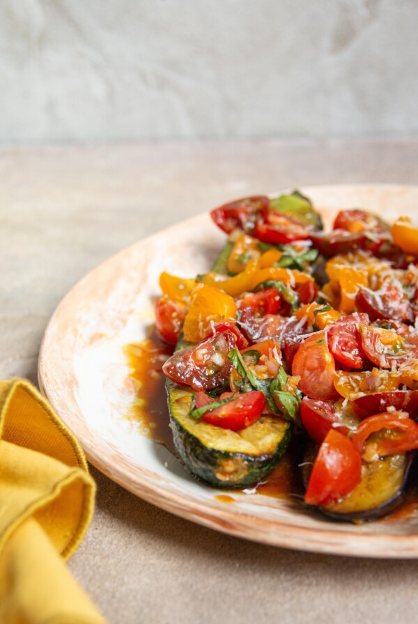 Grilled Vegetable Bruschetta