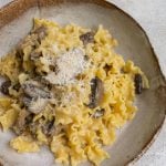 Creamy mushroom pasta