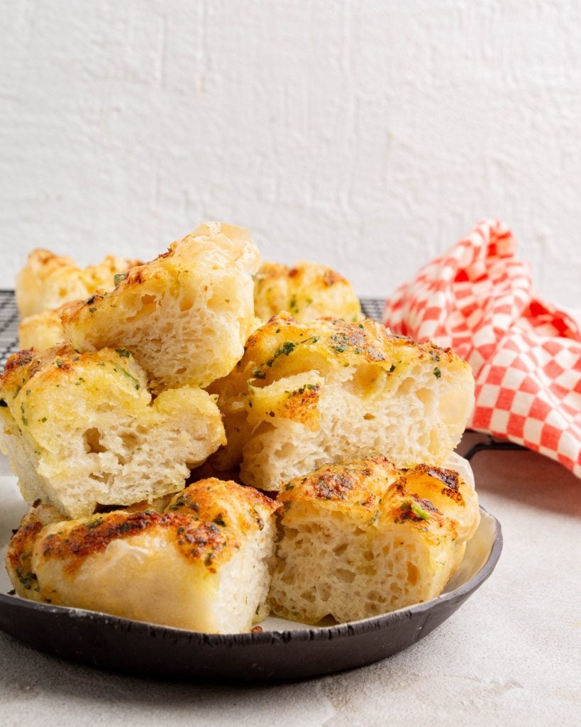 Garlic Parmesan Focaccia Bread - Heather's Homemade Kitchen