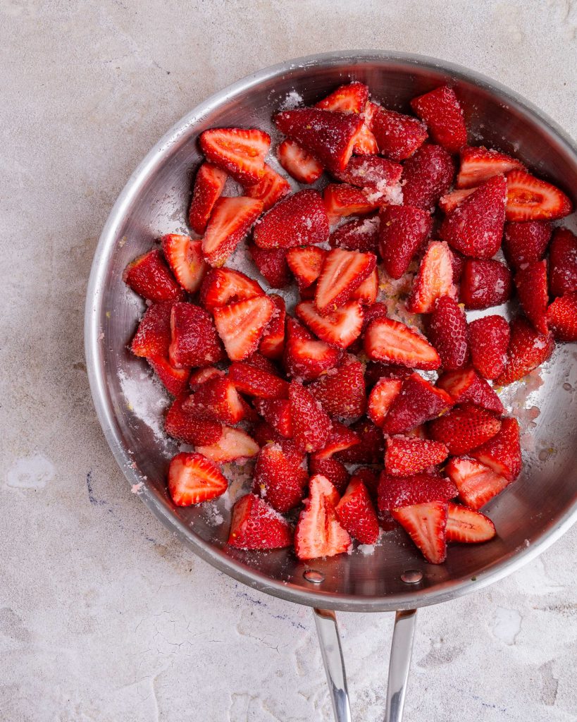 Homemade strawberry jam