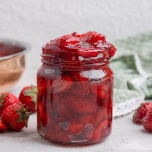 Homemade strawberry jam