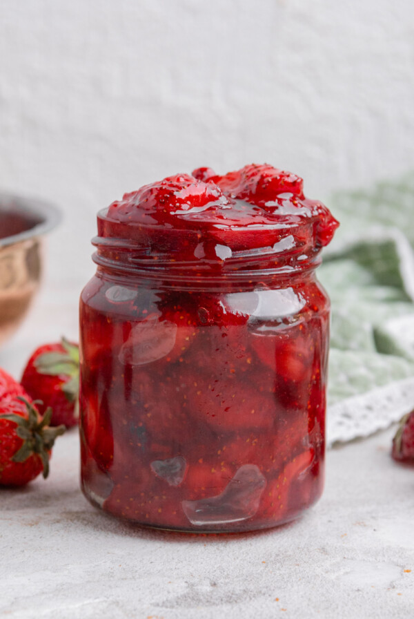 Homemade strawberry jam