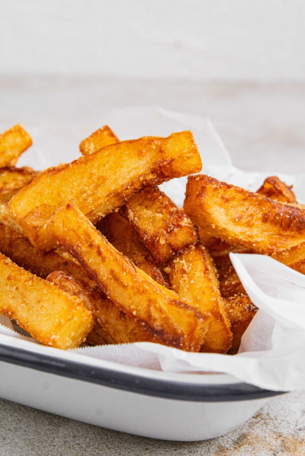 Hot chips with chicken salt