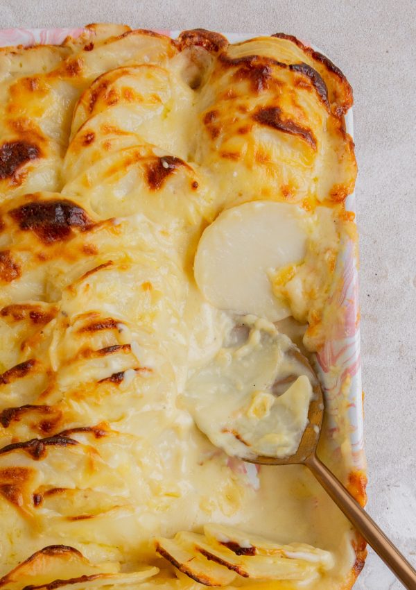 Cheesy potato bake