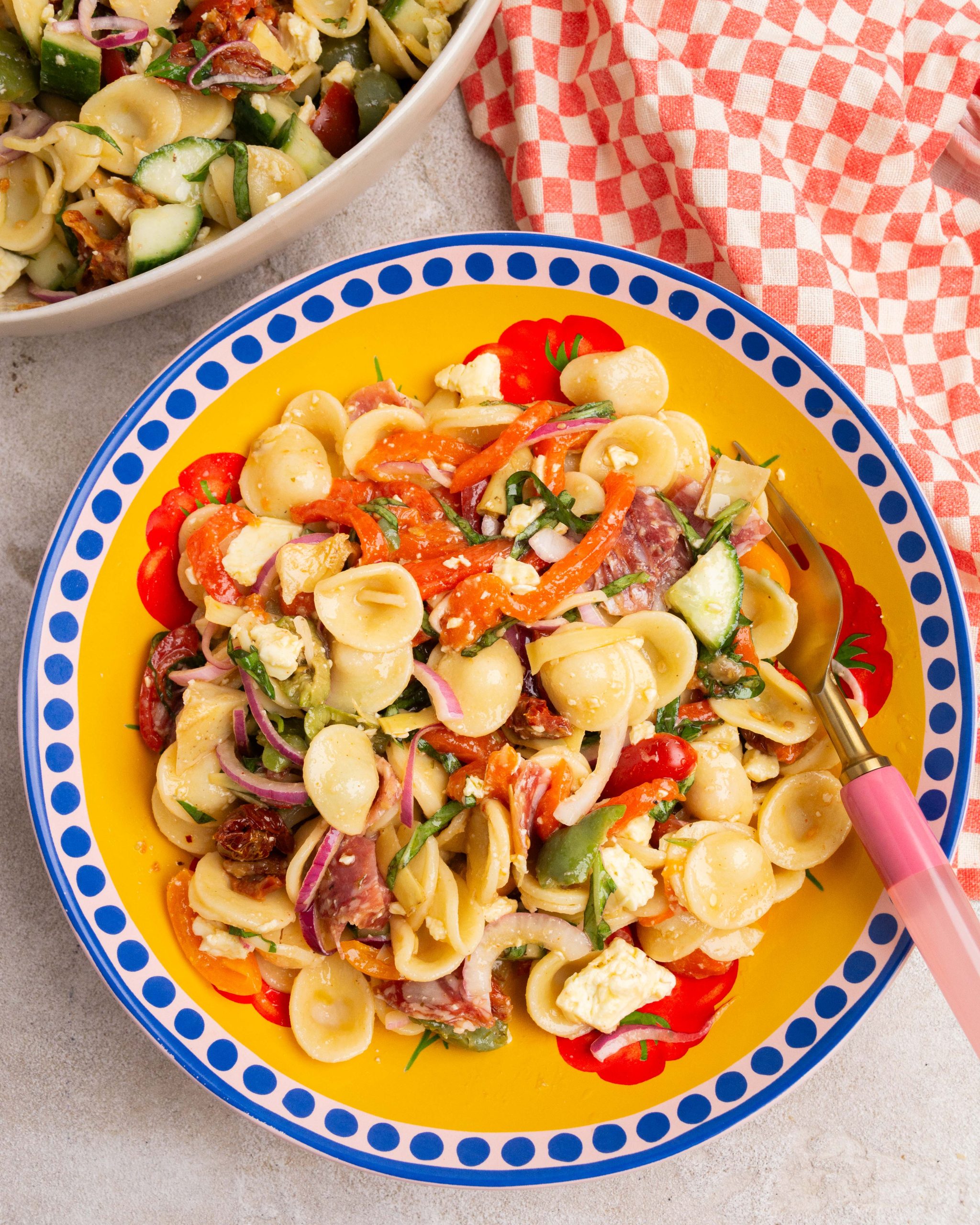 Rainbow Antipasto Pasta Salad Daens Kitchen