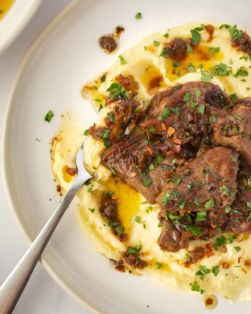 Garlic butter steak bites