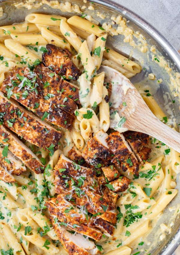 One Pan Creamy Chicken Alfredo