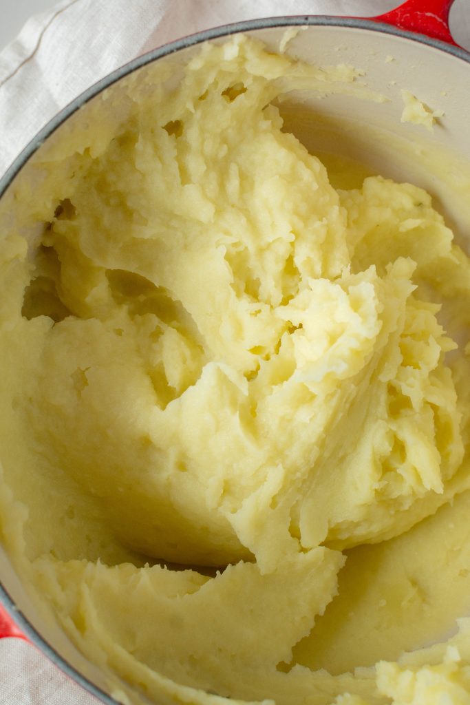 Olive oil mash potato