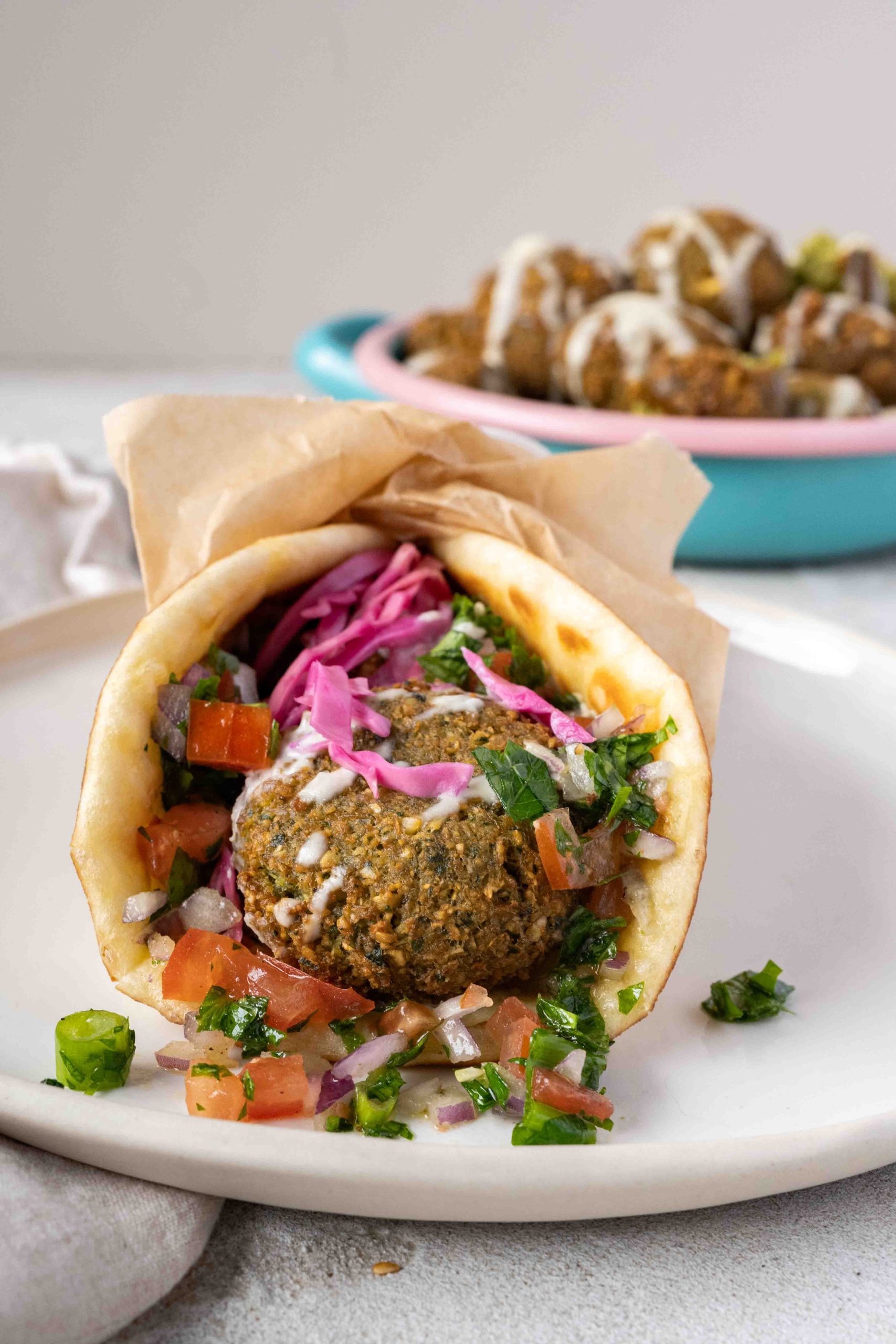 The Ultimate Falafel Wrap - Daen's Kitchen