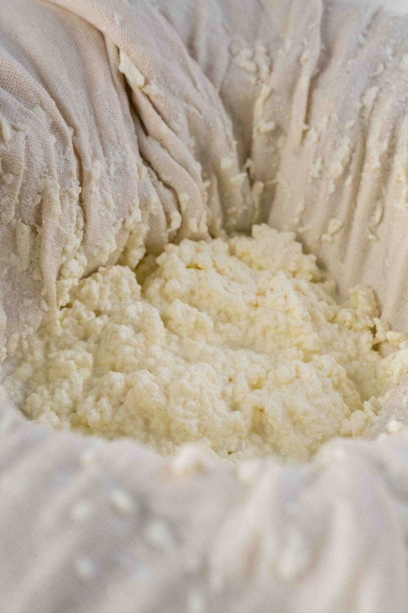 Creamy homemade ricotta cheese - Daen's Kitchen