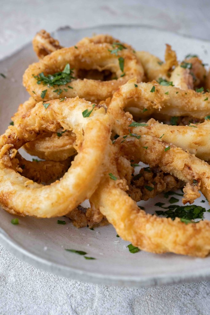 crispy fried calamari