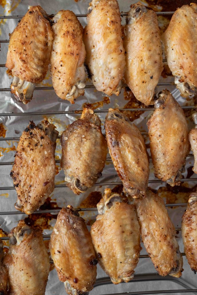 Garlic confit chicken wings