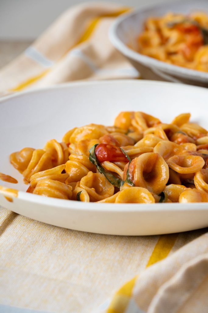 Creamy tomato pasta