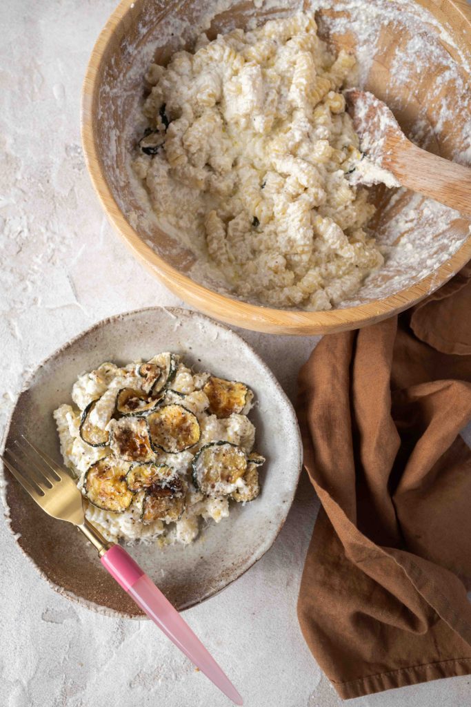 Lemon ricotta pasta