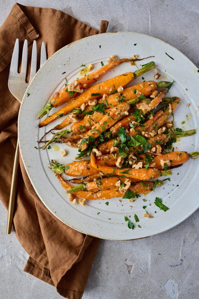 Garlic butter carrots