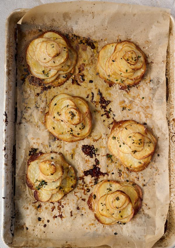 Garlic Butter Potato Stack