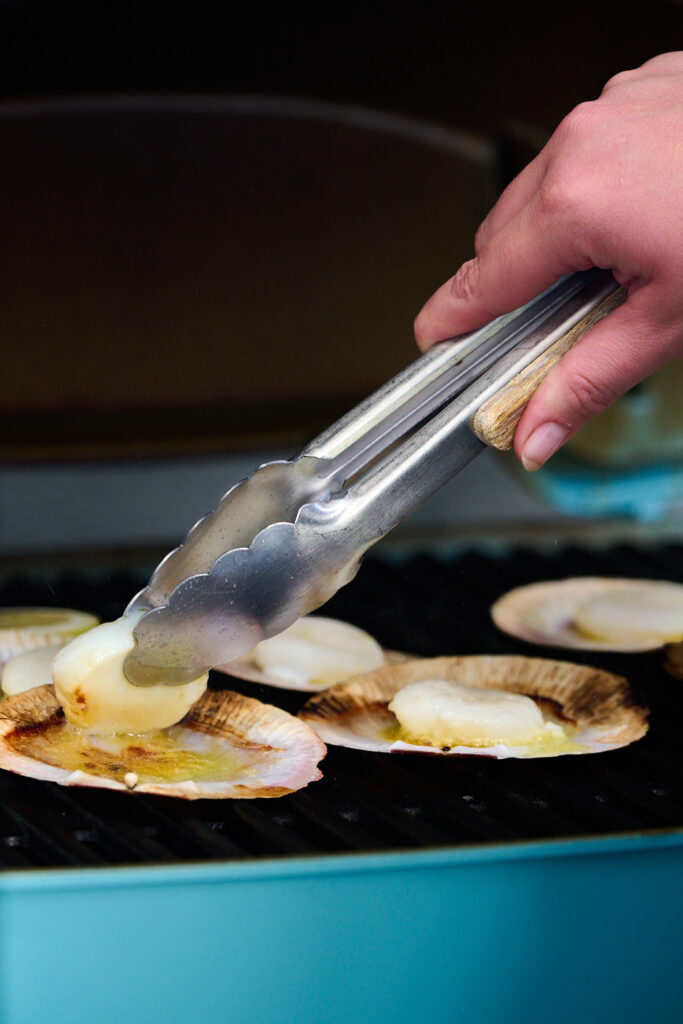 Scallops on BBQ